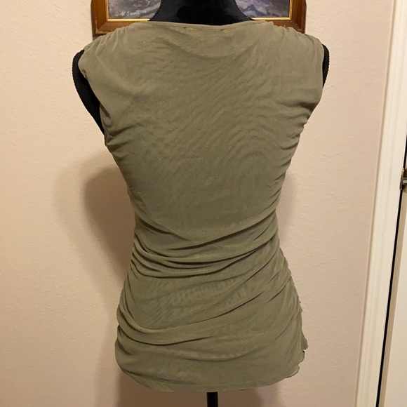 Express Semi Sheer Sleeveless Top - Picture 2 of 6